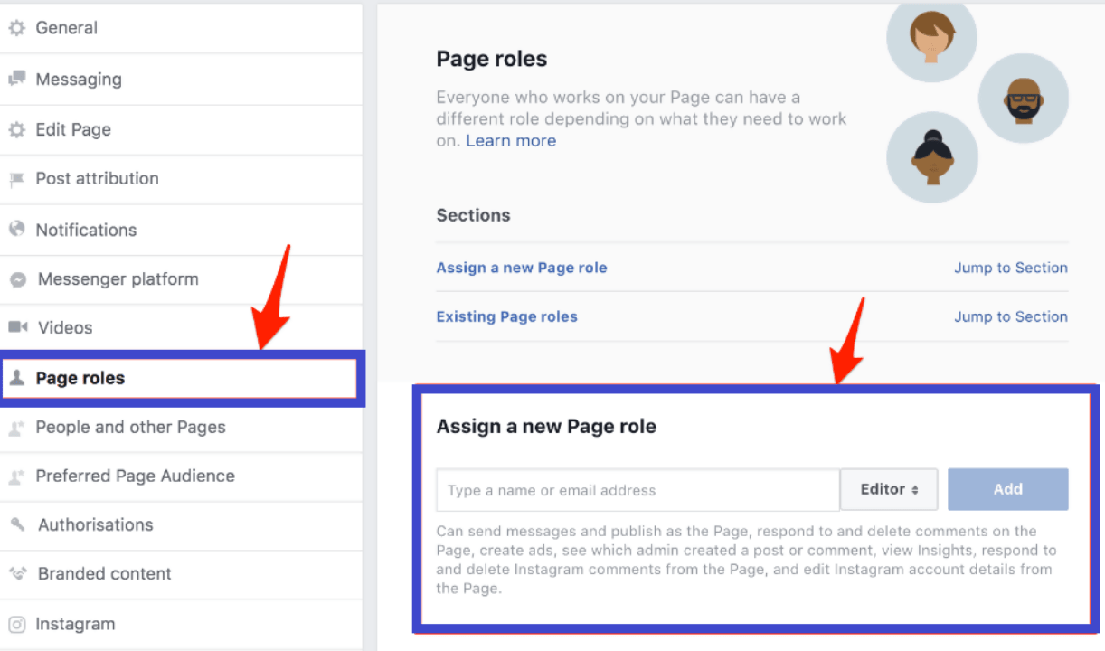 Add and Edit Page Roles