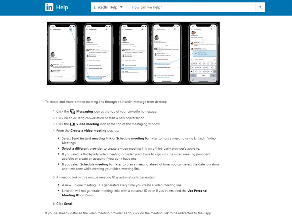 951px x 711px - A Quick Guide to LinkedIn's 2021 New Features, Tools, and Options | DOZ